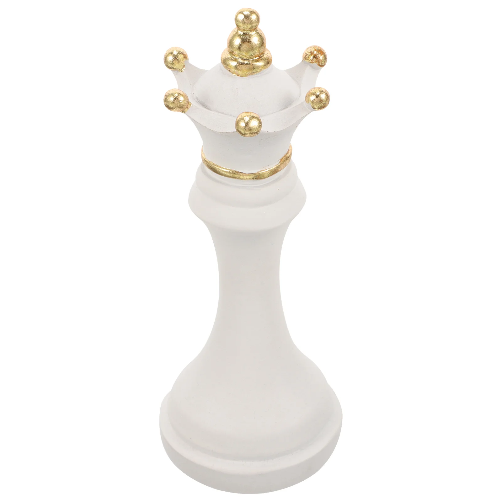 

Resin Chess Statue Decor for Home Office Desktop Bookshelf International Chess Sculpture Artistic Vintage Style Housewarming