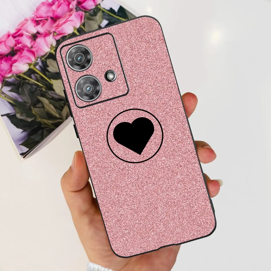 For Motorola Edge 40 Case Moto Edge 40 Neo 5G 2023 Cover Stylish Pattern Soft Slim Black Fundas For Moto Edge40 Edge40Neo Bumper
