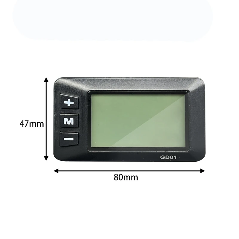 Ebike 24V 36V 48V JN LCD GD01 Display Waterproof For JN Controller Elecrtic Bicycle Hub Motor Conversion Kits