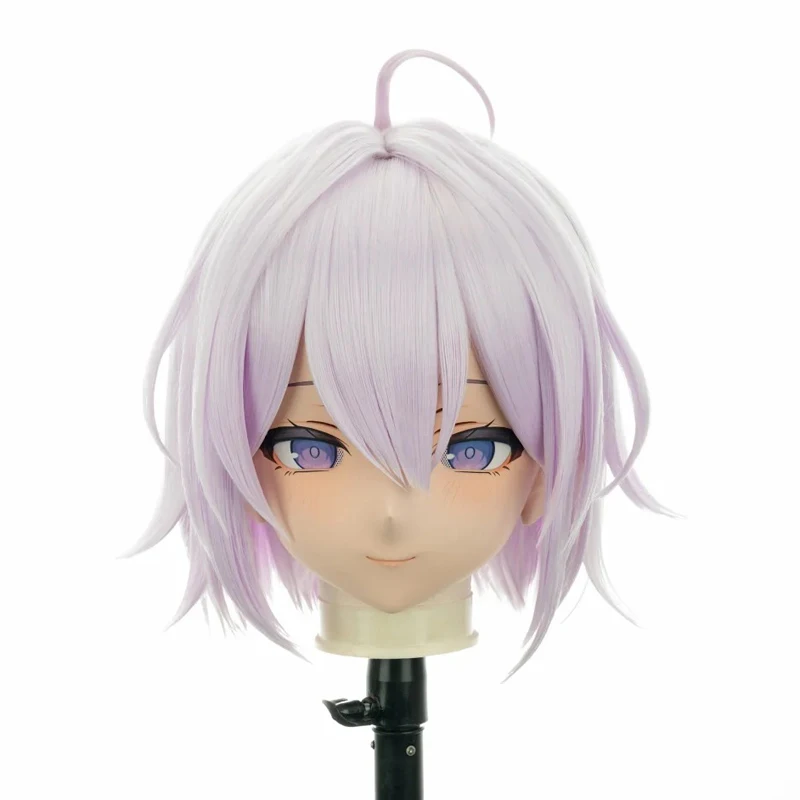 

(MEO049) Customize Handmade Full Head Lockable Crossdress Male to Female Japanese Cartoon Anime Game Character Kigurumi Mask