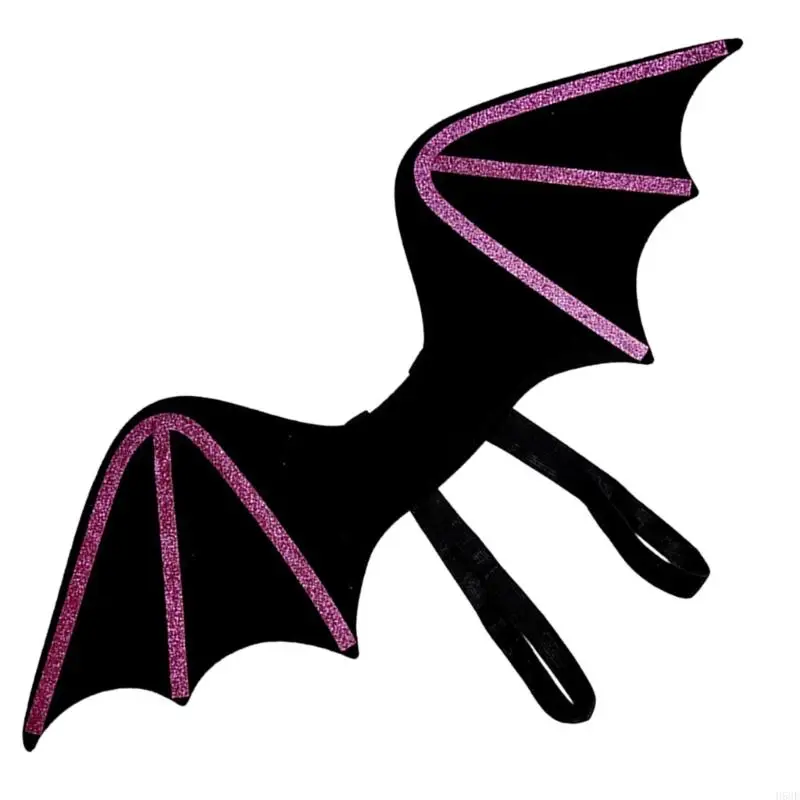 H58E Halloween Bat Wing Bat Trang phục Phụ kiện dành cho cô gái trẻ Halloween Wing Trang phục Phụ kiện cho vai trò Cosplay