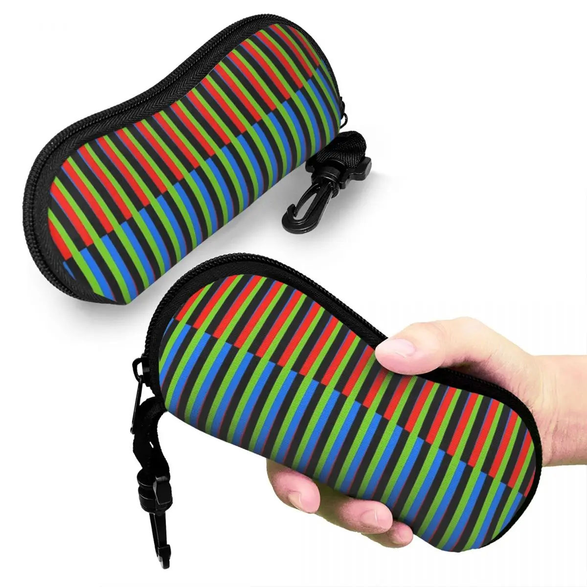 

Maiquetia Venezuela Cruz Diez Shell Glasses Case Protective Sunglasses Box Women Men Soft Eyeglasses Bag Pouch