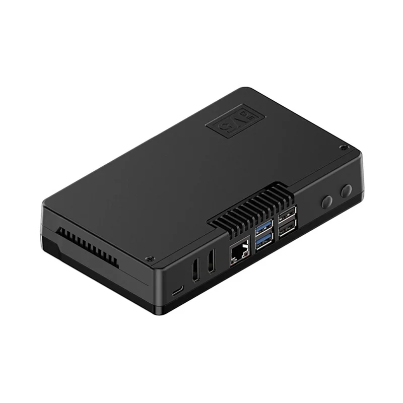 ABJF-For Argon ONE V5 حافظة واقية لـ Raspberry Pi 5 حاوية ألومنيوم متينة نظام تبريد محسن