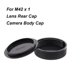 For M42 M42x1 mount Lens Rear Cap or Camera Body Cap or Cap Set Plastic Black Lens Cover Lid for All M42 Camera lens Jupiter etc