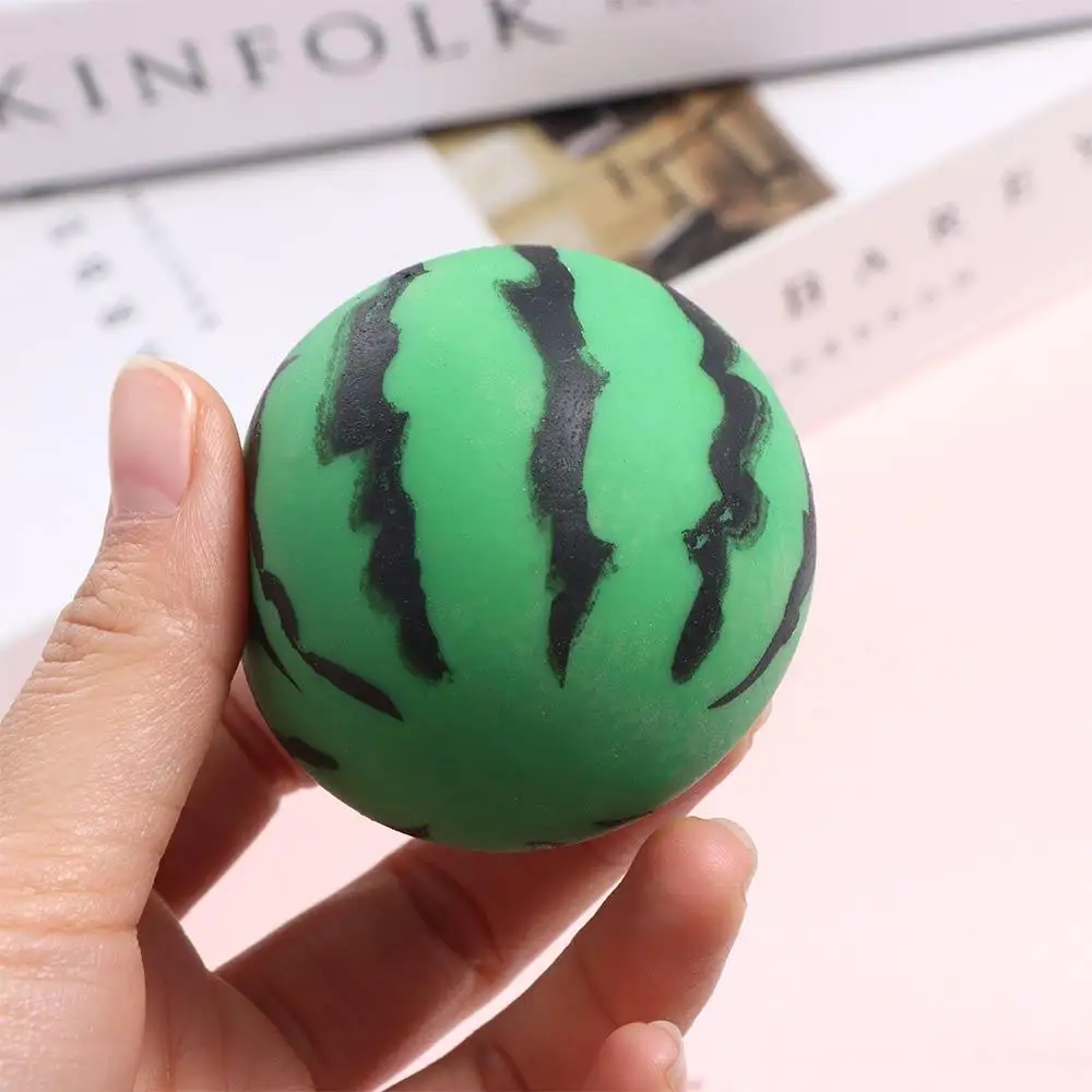 ألعاب حسية مضحكة البطيخ ضغط الكرة تململ الفاكهة الاصطناعية لعبة البطيخ خدعة المخلص البطيخ الصغير هدايا الكبار