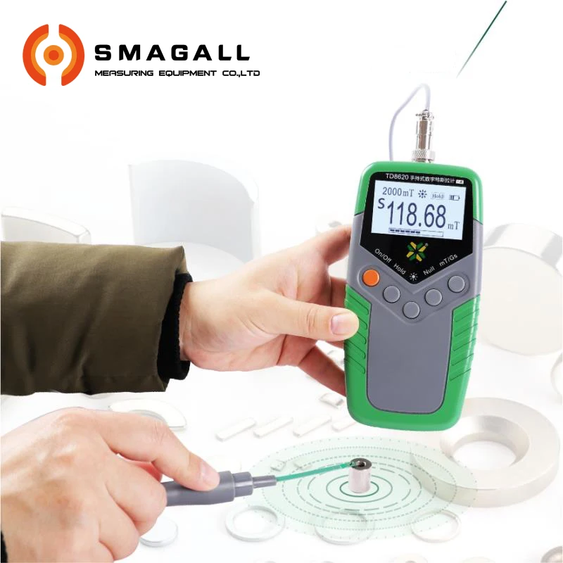 handheld TD8620 gauss meter Fluxmeter with CE certification