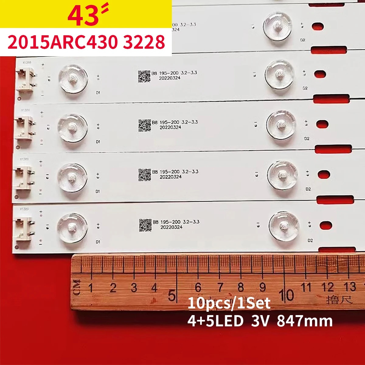 LED Backlight Strip For ZLE60600-AB 43GFB6627 2015ARC430_3228_R04 L05_REV1.0_150716 LM41-00174A LM41-00173A 43VLE5523WG