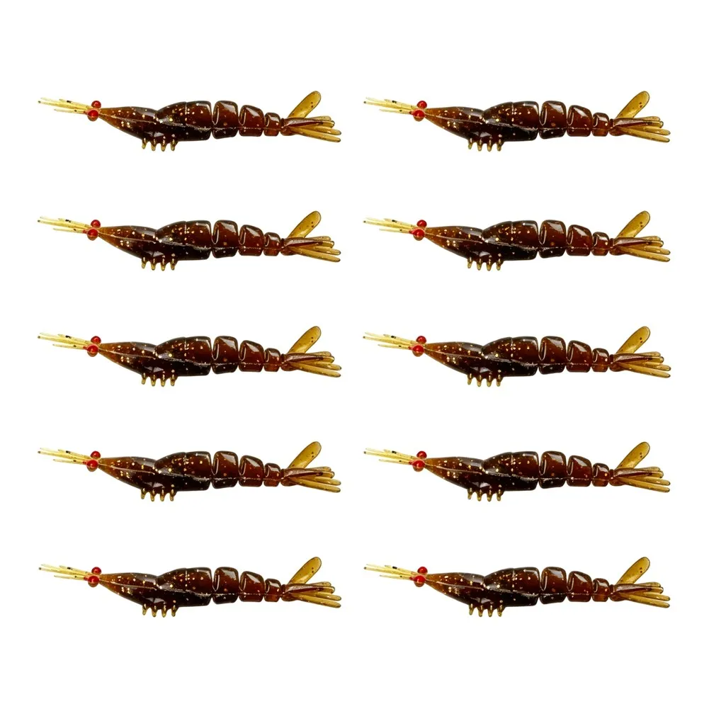 6cm For multi-Segmented Fishing Lure Bait 10PCS for Imitating Live Shrimp Motion and Increasing Strike Probability