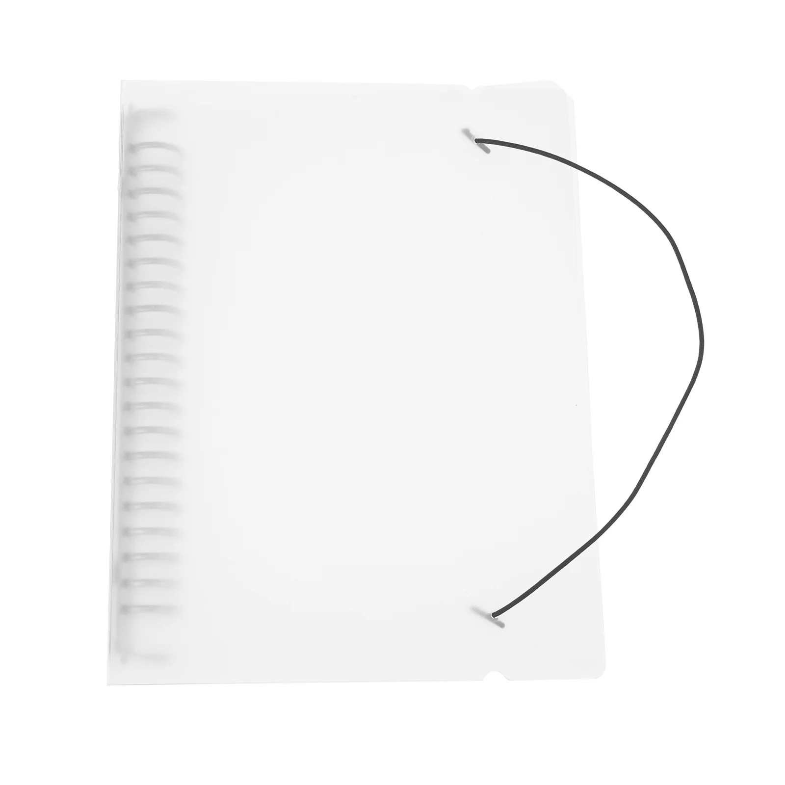 

Translucent Planner Binder Cover PP Handbook Shell Notepad Protector Smooth Surface Easy Clean Exquisite Gift
