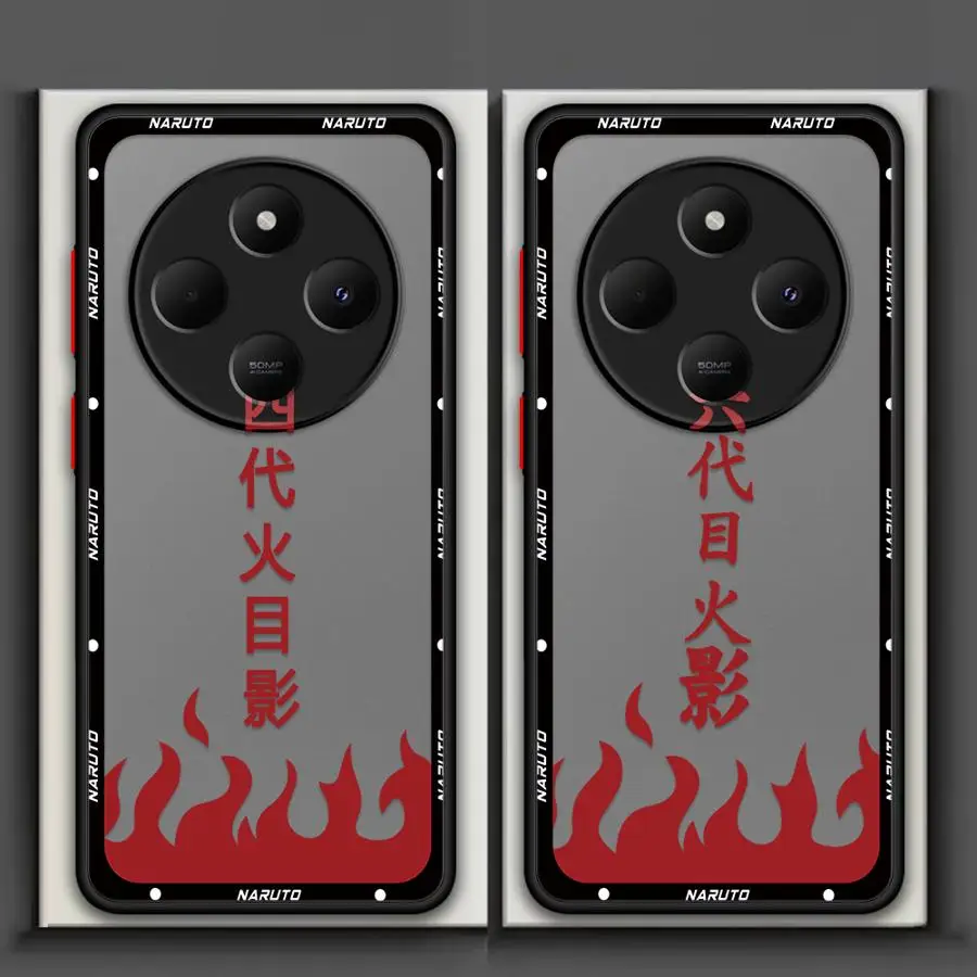 

Чехол для Xiaomi Redmi 14C 13C A1 A2 Plus 12C A4 10 K40 Pro 9, матовый чехол для телефона, японское аниме, Наруто