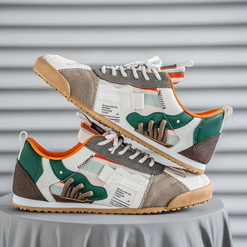 Scarpe da uomo Moda Versatile Color Block Scarpe casual Sneakers di lusso per uomo Scarpe Forrest Gump Scarpe sportive comode da corsa