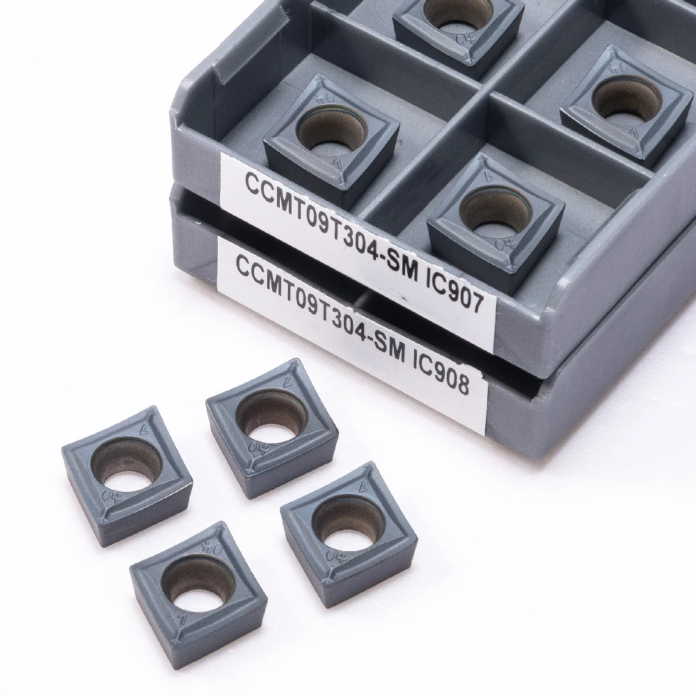 CCMT09T304 CCMT09T308 IC907/908 Internal Turning Tool Carbide insert Lathe tool High-quality turning inserts cnc turning tool