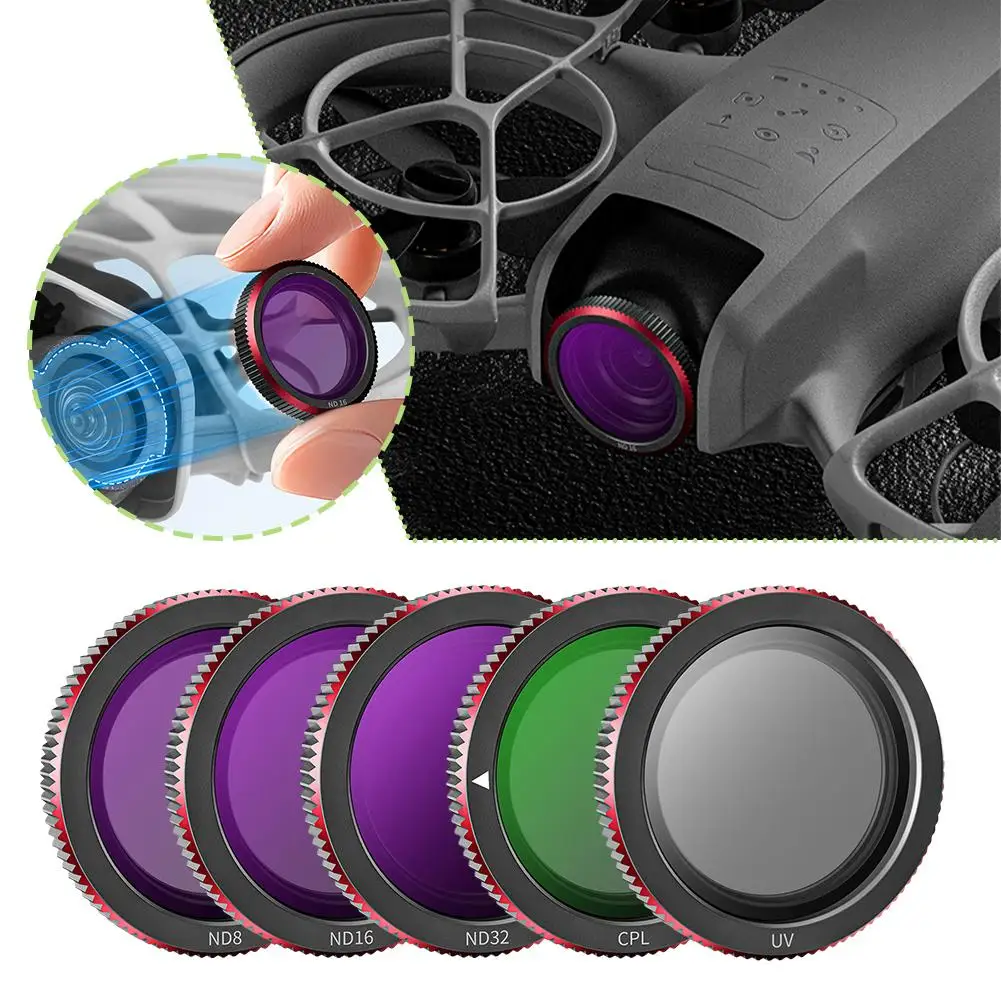 Suitable for DJINeo Aerial Photography Drone Filter, ND Protector Lens, Light Reduction Polarization Lens, Drone Accessory S5V9