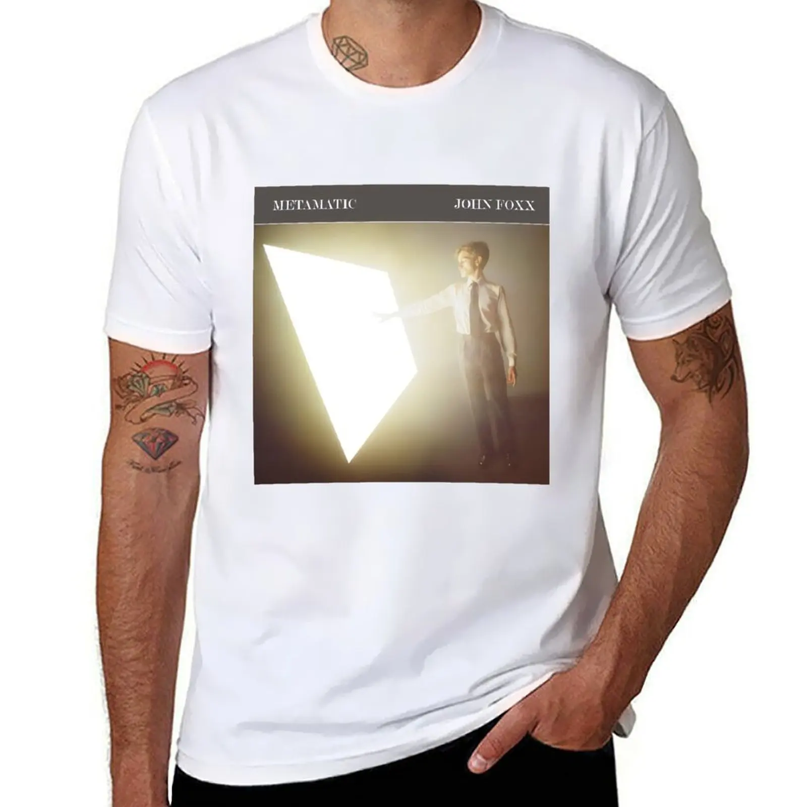 

man graphic summer (1980 shirts Metamatic - shirt for Print) t Foxx mens anime t man shirts T-Shirt John t