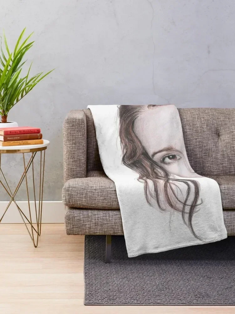 Helena Bonham Carter English Rose Throw Blanket Cute Plaid Designers Warm Blankets