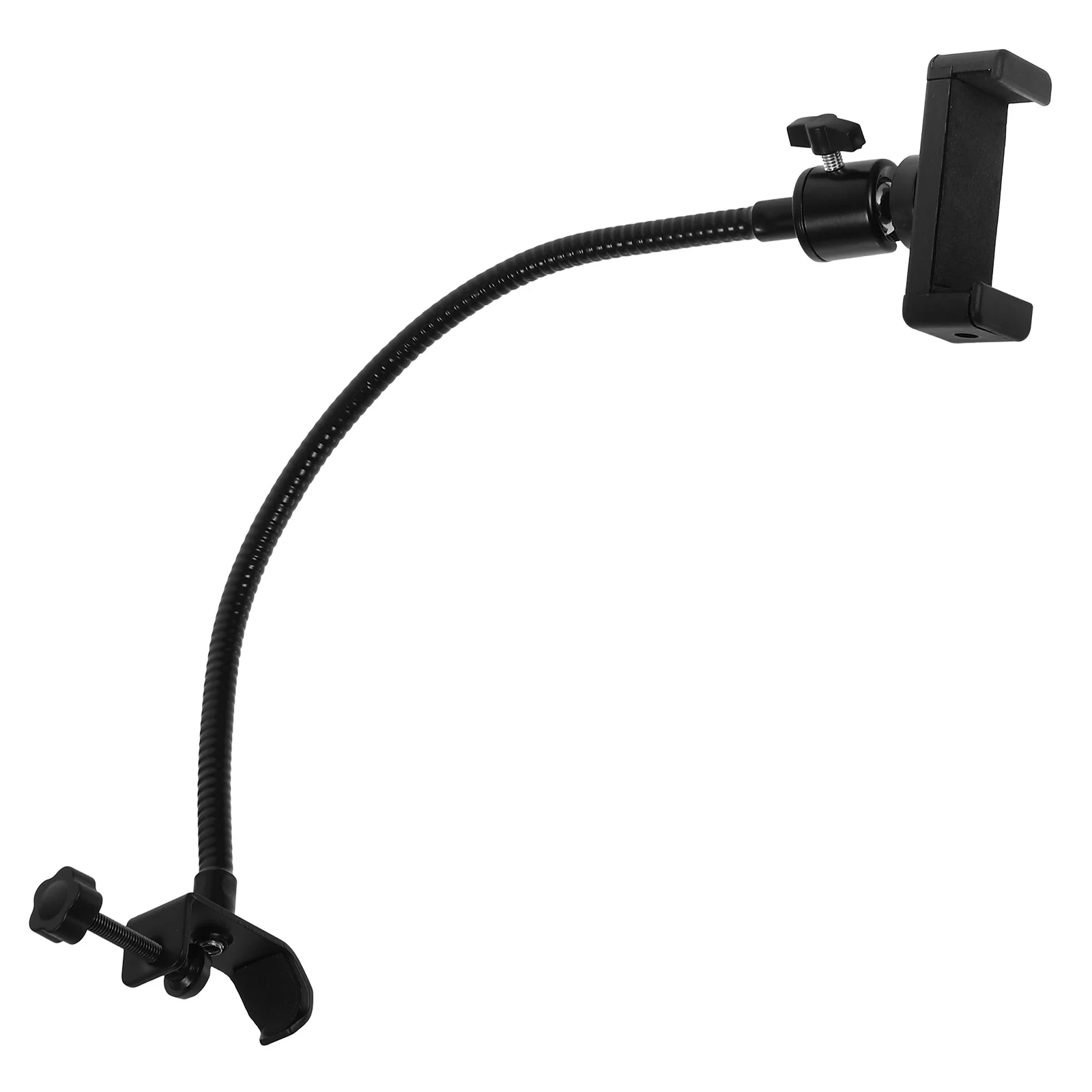 

Mic Stand Phone Holder Clamp Grip Rotating Mount for Smartphone Tablet Recording Live Streaming Music Performance