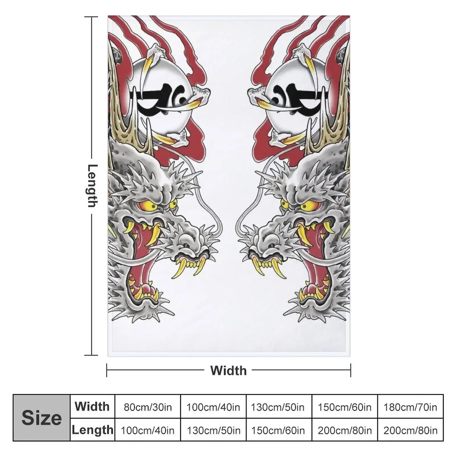 Kiryu Kazuma Dragon Tattoo Yakuza Throw Blanket Baby blankets ands Decorative Beds Blankets