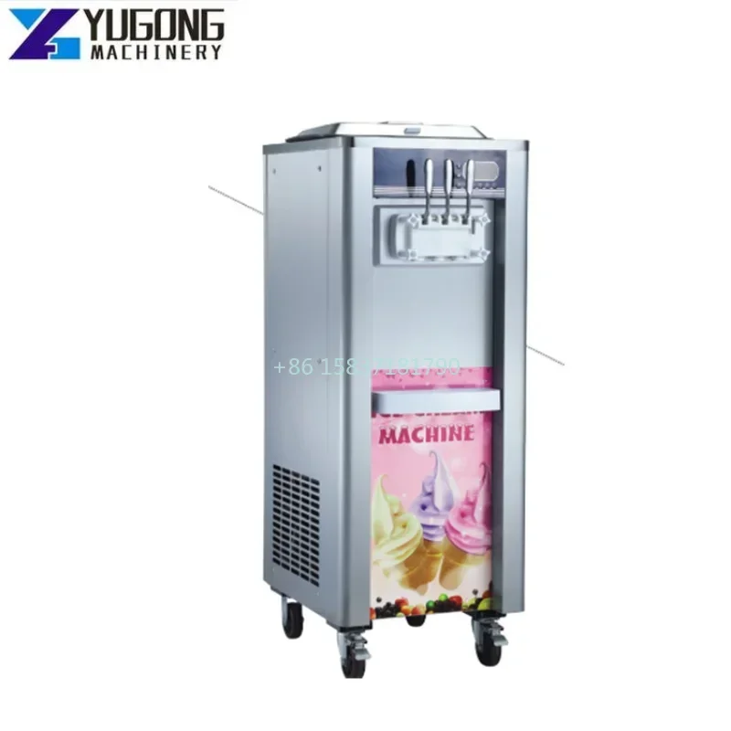 China New Commercial Ice Cream Making Machine Small Business Big Capacity Soft Serve Ice Cream Vending Machines Price for Mexico