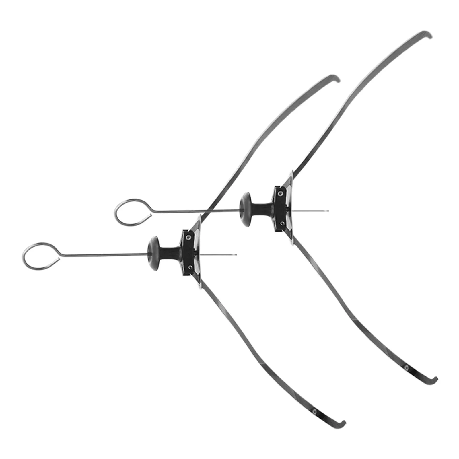 2개 스테인리스 스틸 볼 그리퍼 뜨거운 접시 리프터 화상 방지 접시 홀더 주방 도구 냄비 팬 피자 트레이 논슬립