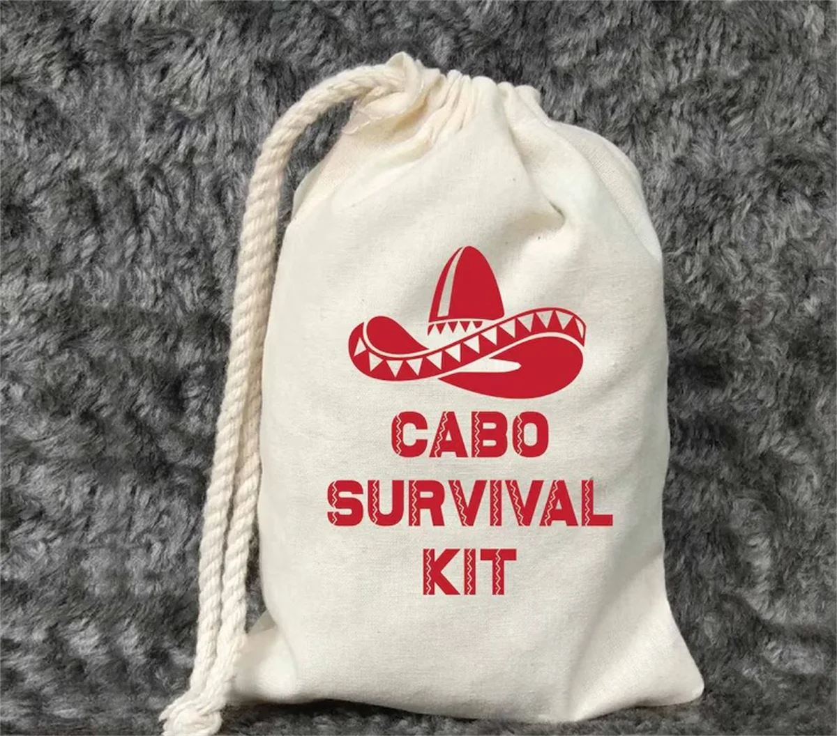 

20 PCS Cabo Survival Kit-Cabo Crew Favor Bag-Hangover Kit-Survival Kit-Recovery Kit-Bachelorette Weekend-Mexico Wedding-Cabo San