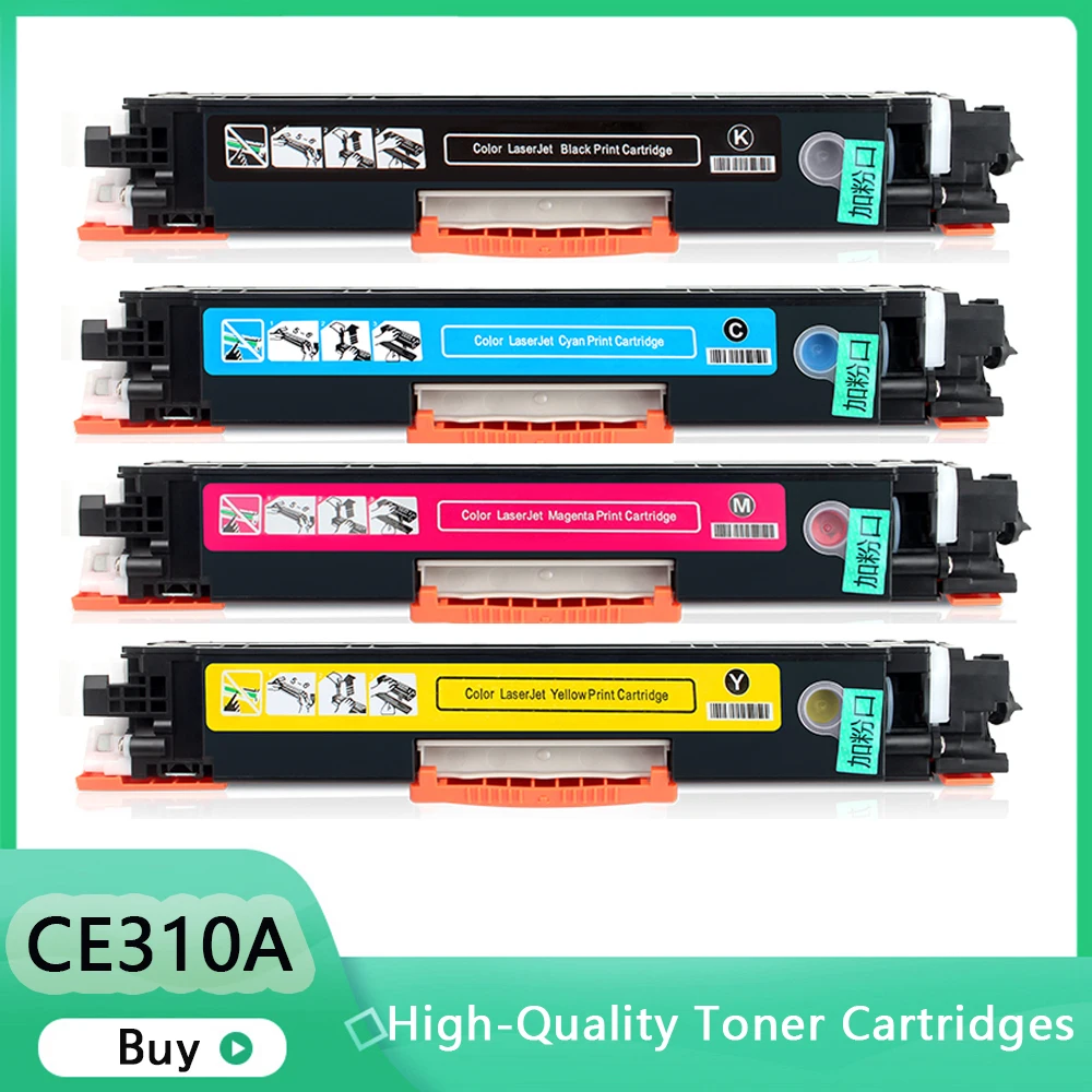 1PK Compatible Toner Cartridge CE310A 310a ce310 CE311A CE312A CE313A for HP 126A LaserJet Pro CP1025 1025nw M275mfp M175a M175n