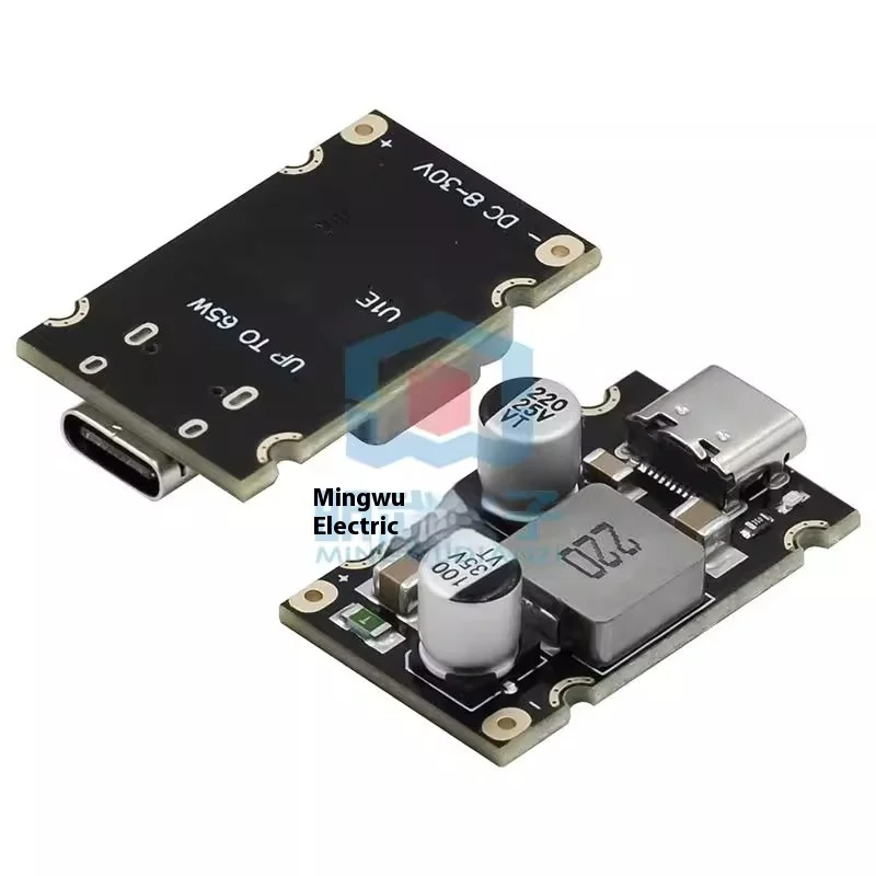QC4.0 QC3.0 Type-C USB PD65W Fast Charging Adapter Module DC8-32V 3.25A 65W Step Down Module For Huawei SCP/FCP Apple PD