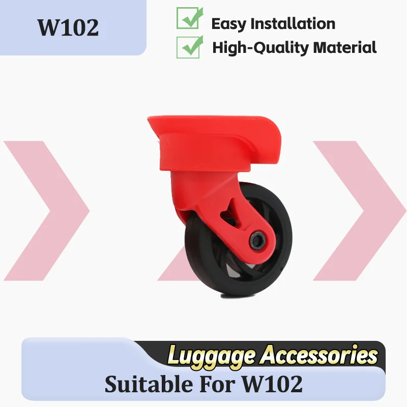 

For W102 Heavy-Duty Luggage Wheel Repair - Suitcase Replacement Wheel Ultra-Quiet Wear-Resistant Rubber 360-Degree Rotation