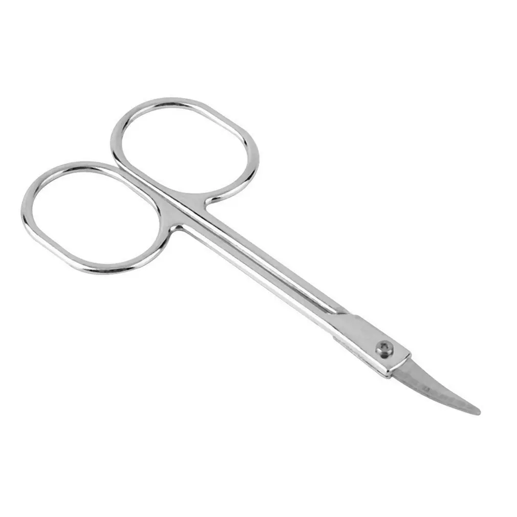 Stainless Steel Curved Tip Thin Blade Cuticle Scissors Nail Clippers Trimmer Dead Skin Remover Manicure Tools Make-up Tool