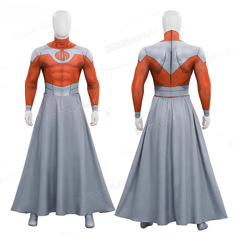 

Invincible Season 4 Thragg Cosplay Costume Grand Regent Cosplay Jumpsuit with Cape Full Set Role Play Halloween Clothing HCos