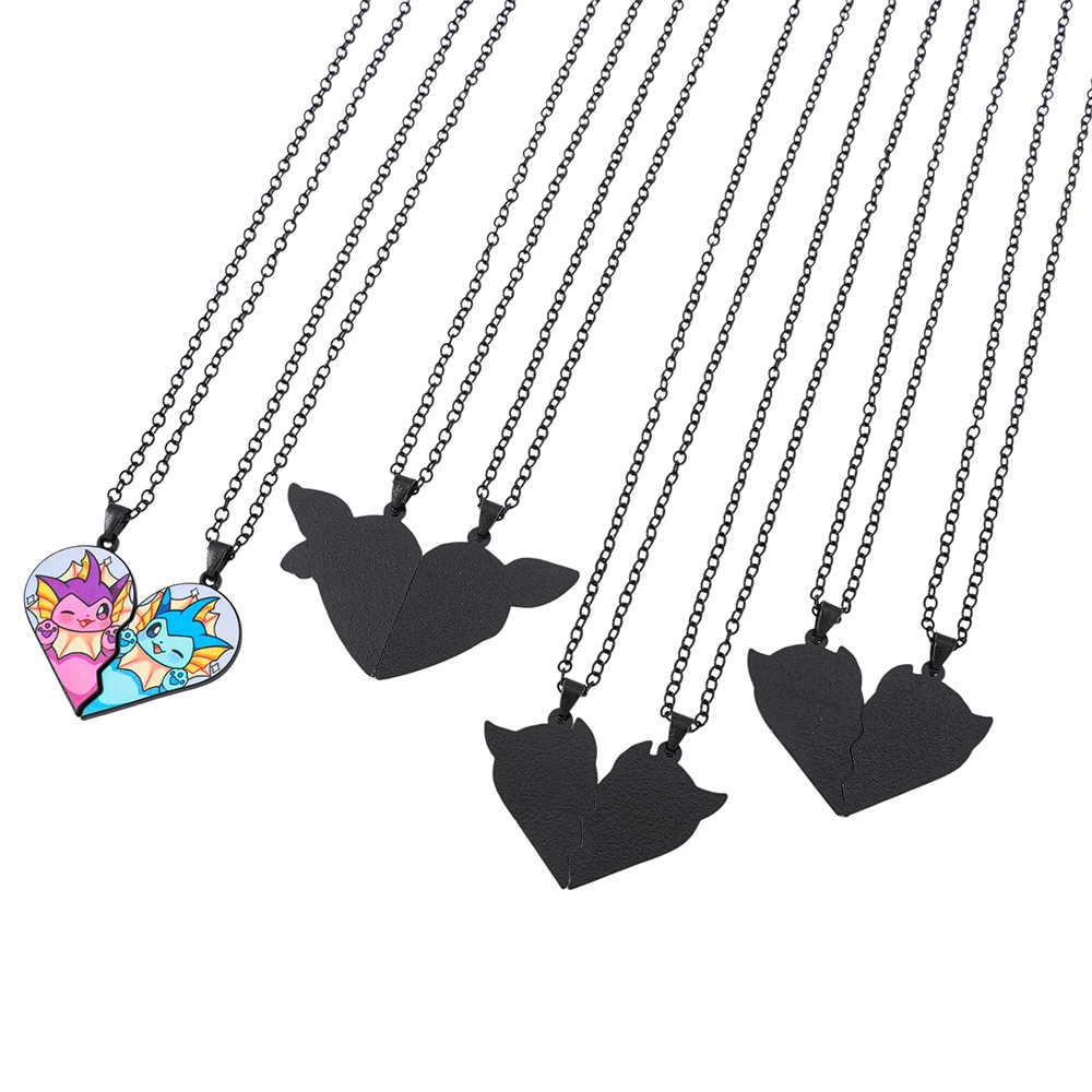 لطيف الكرتون البوكيمون Eevee تطور جمع قلادة Umbreon Espeon Sylveon Jolteon Flareon المعلقات مجوهرات لمحبي النساء #6