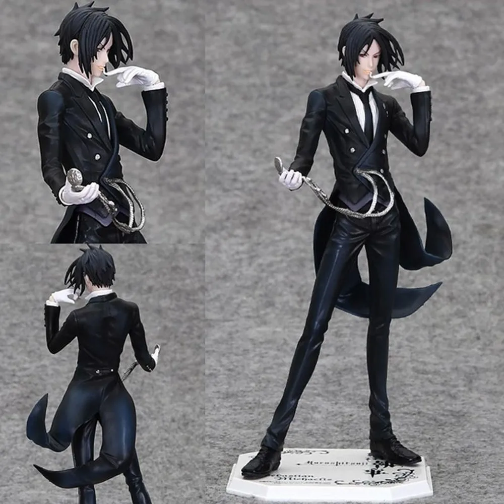 20CMアニメ黒執事黒執事セバスチャン・ミカエリスフィギュア1/8アニメーションモデル玩具ギフトコレクションアクションフィギュアPVC