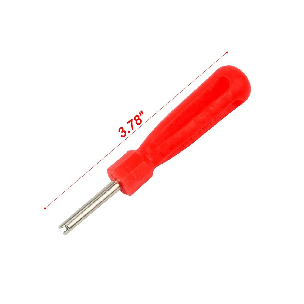 

10 pcs Valve Tool Durable Plastic Handle Comfortable Bike Electrocar Repair Core Remover Single Head Wrench Riding Accessories