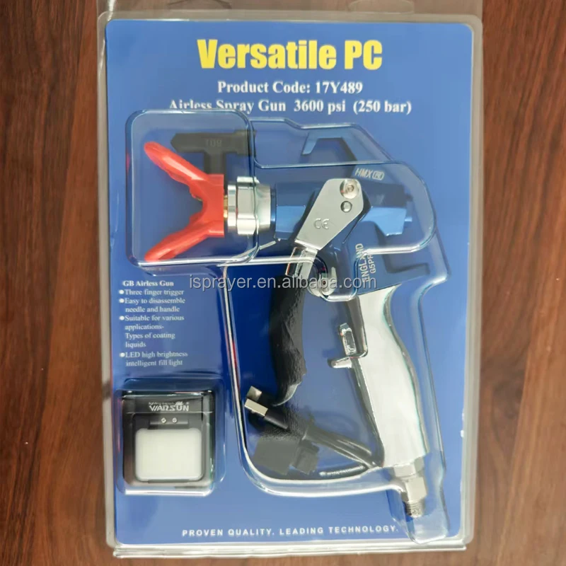 Airless Paint Sprayer Gun Paint Spray Gun Light LED Airless Spray Gun for Painting