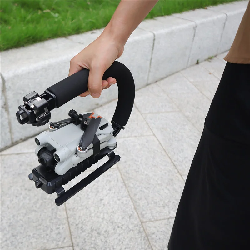 

Handheld U-Grip Holder Stabilizer 1/4 Screw Cold Shoe Anti-Skid Camera Mount Handle For MINI 3 PRO /Mini 3 Easy Install