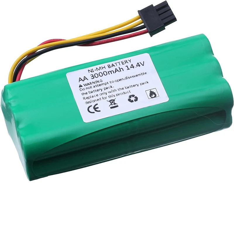 14.4V Ni-MH 3000mAh AA Rechargeable Battery for Ecovacs Deebot Deepoo X600 ZN605 ZN606 ZN609 Vacuum Cleaner Robot