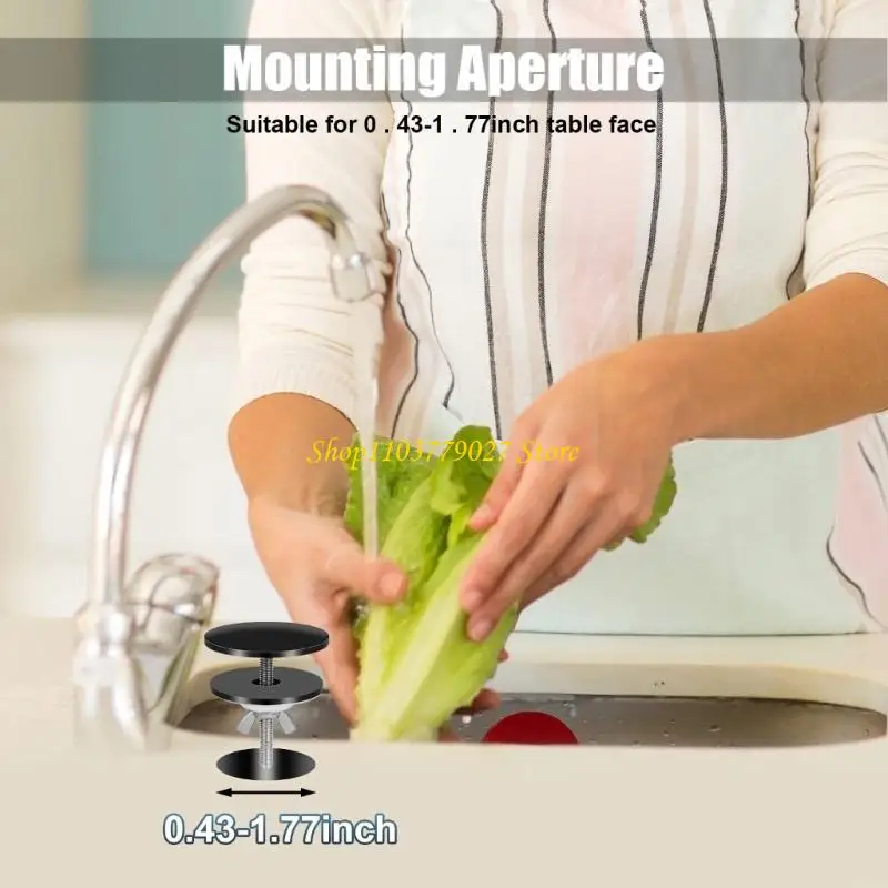 

C4DF Sink Tap Hole Plug Faucet Hole Cover Kitchen Sink Hole Cap for Leak Prevention