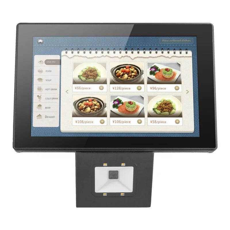 Android Interactive Touch Screen Pos Price Checker with Barcode Scanner