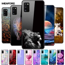 For Samsung A41 Case A31 A71 A51 Tempered Glass Hard Back Covers For Samsung Galaxy A51 Phone Cases Protective Fundas Coque A 41