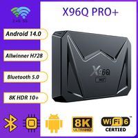 X96Q PRO Smart TV BOX Android 10 Allwinner H313 Quad Core  2.4G WIFi HDR10 4K 2GB 16GB Media Player Voice Assistant Set Top Box