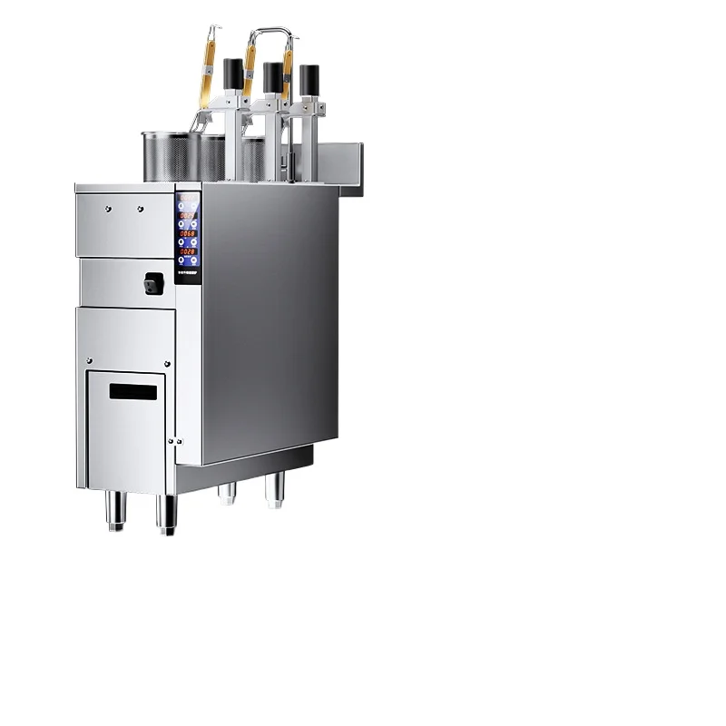

Noodle restaurant noodle cooking stove commercial fully automatic lifting multi-functional six-head electric heating gas soup