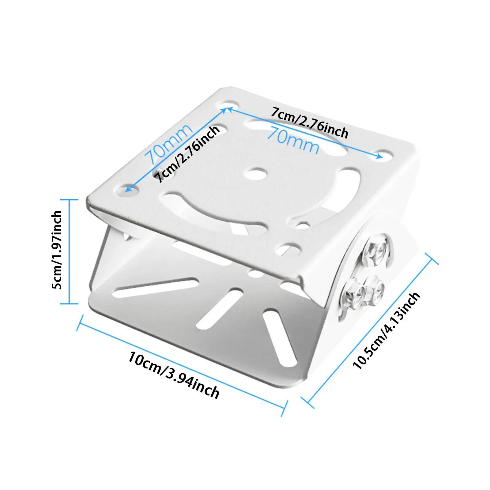 Security Camera Pole Mount Bracket Adapter Easy Installation Compact Universal Heavy Duty for Wall Corner Home Outdoor Ceiling