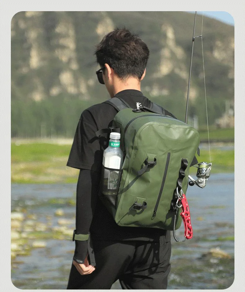 Angeln Rucksack Outdoor Angelgerät Lagerung Tasche Locken Rucksack Multifunktionale Sport Camping Bergsteigen Angeln Rucksack – Detail 13