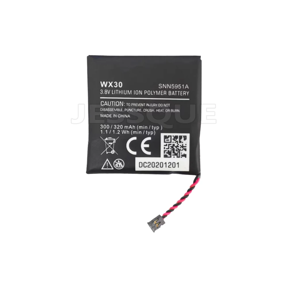 Baterai 3.8V 320mAh SNN5951A Untuk Jam Tangan Pintar Motorola WX30