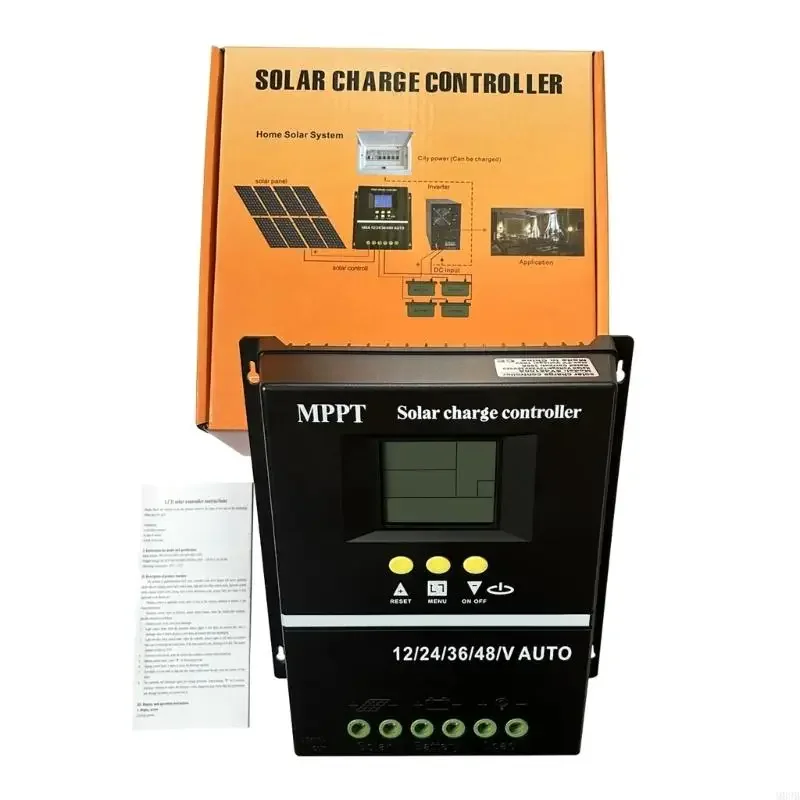 

Plastic 200A Solars Panel Controllers Charging Systems Accessory for Home Enhances Batteries Life Weatherproof Designs