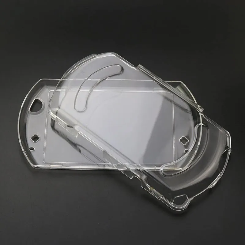 Transparent PC protection case for PSP GO console transparent PC crystal protective case