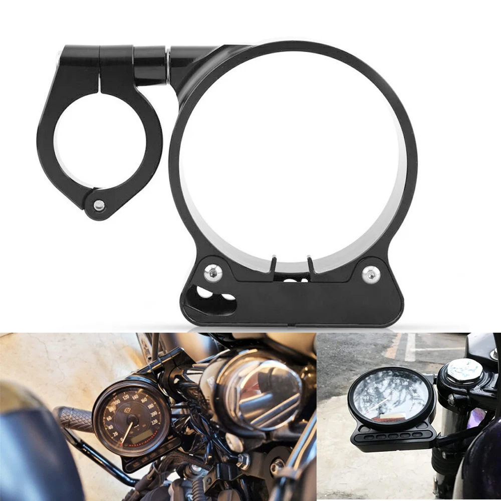 

39mm Side Mount Speedometer Instrument Relocator Bracket For Harley Sportster XL883 XL1200 1995-2015 2010 2011 2012 2013 2014