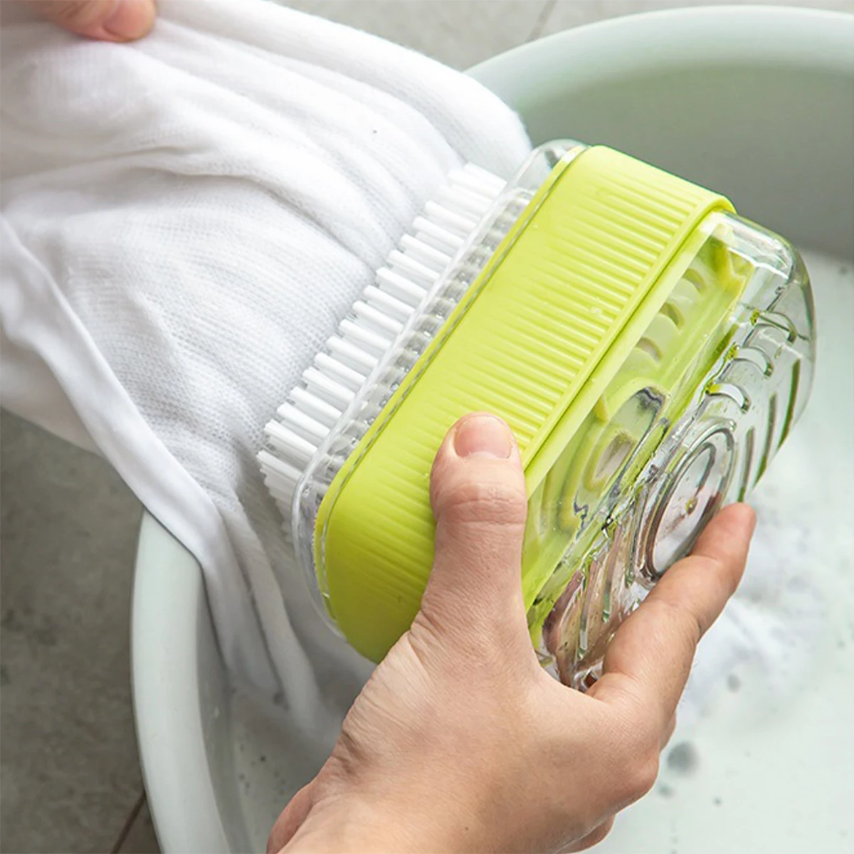 new Multifunctional soap dish with drum plastic laundry brush home bathroom kitchen travel portable soap drainer box case