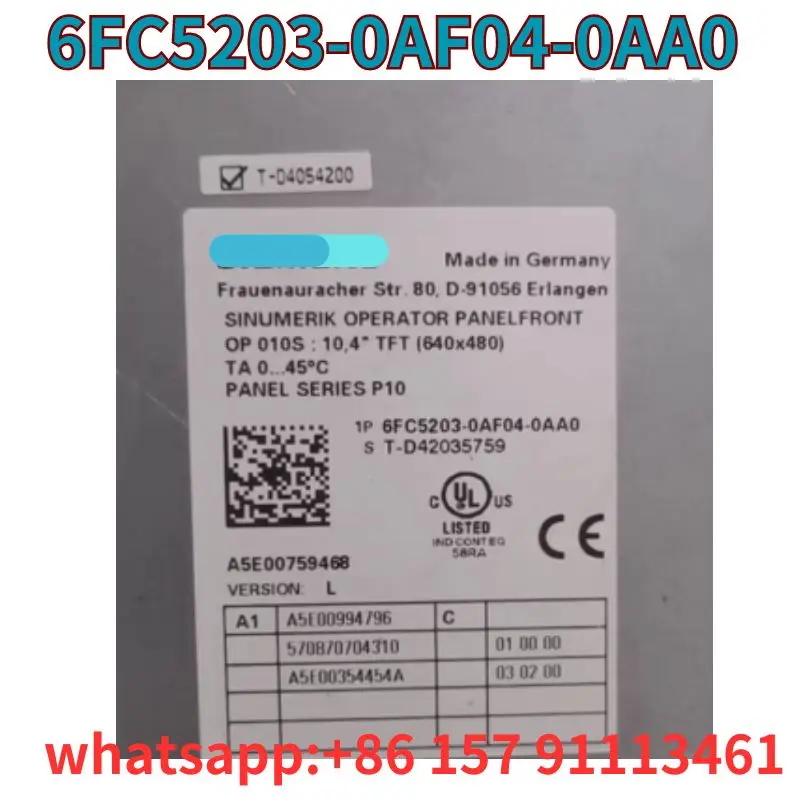 Brand new 6FC5203-0AF04-0AA0 touch screen/operation original genuine product