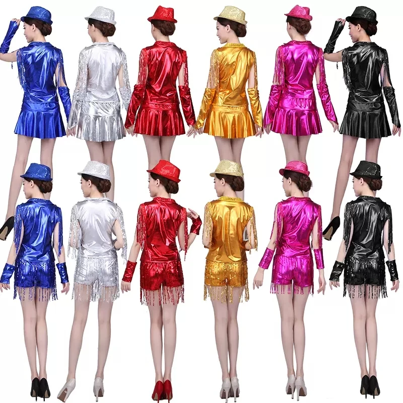 Jazz performance costumes for women adult performance dance costumes modern dance costumes