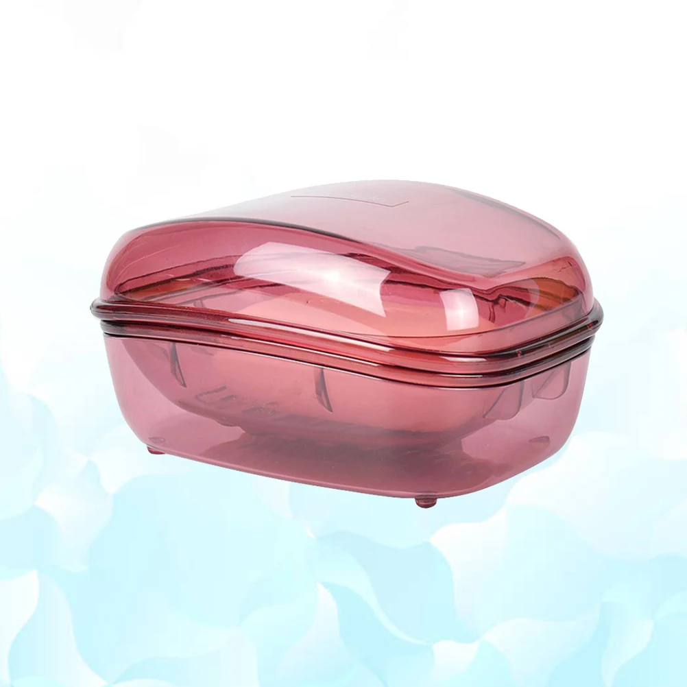

Portable Soap Box Bathroom Home Travel Case Leak Proof Plastic Dish with Lid Container Compact Durability Safety Anti SlipSoap